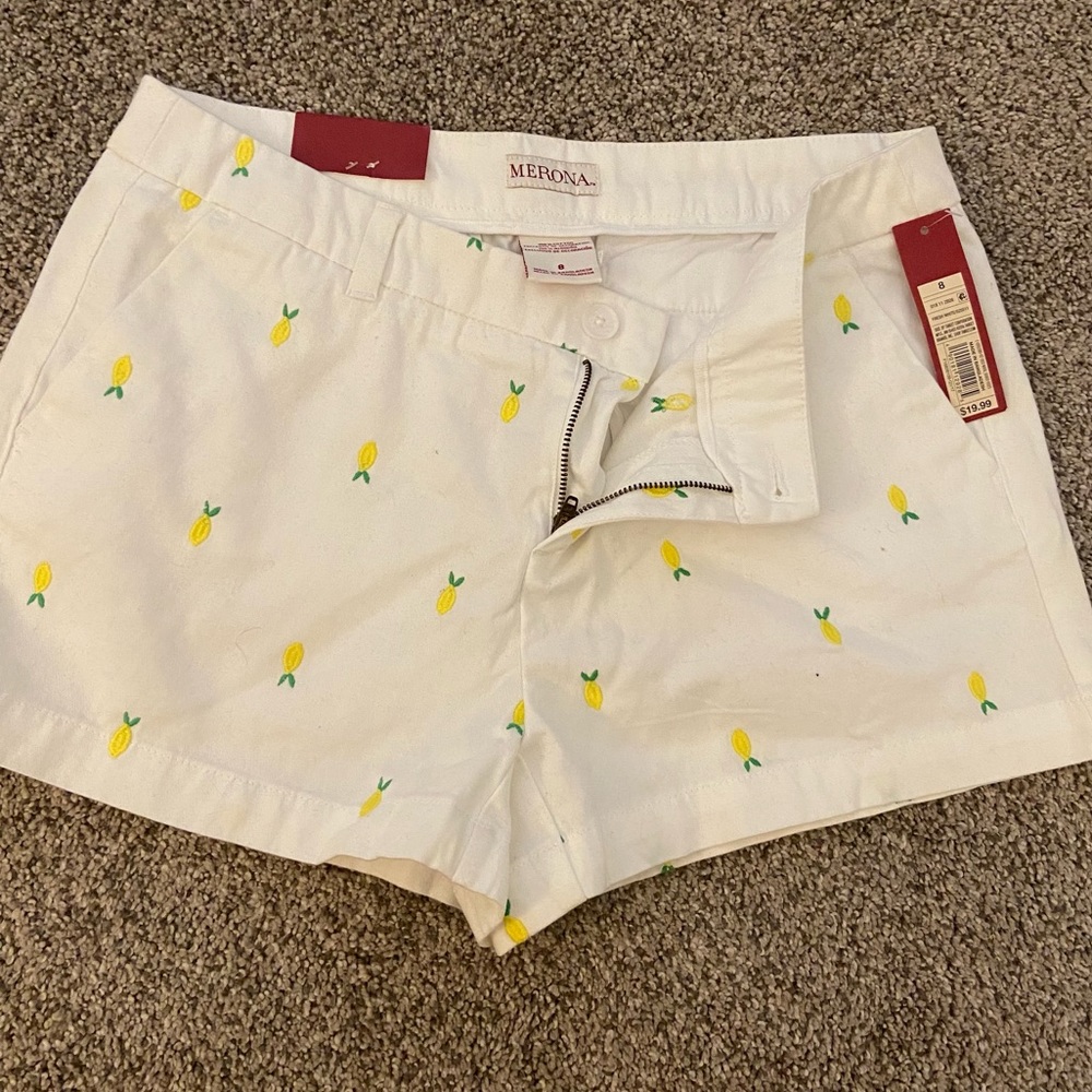 Pineapple chino shorts